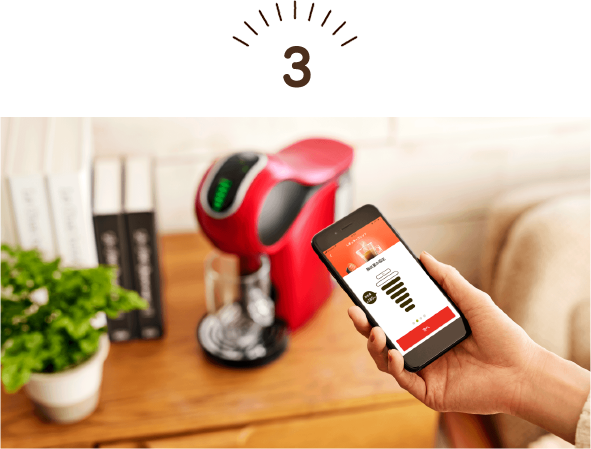 1杯ごとに10ポイント